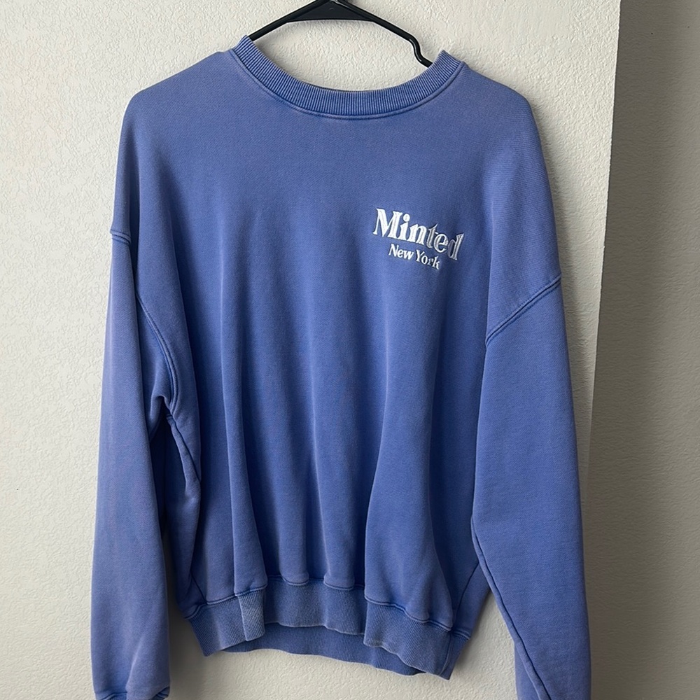 Minted New York Blue Crewneck